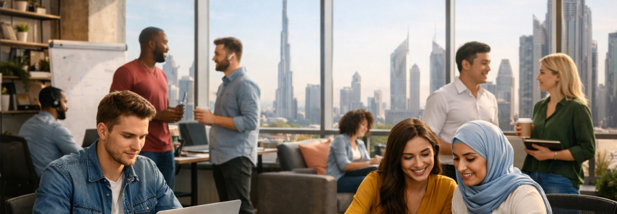 Shared office space in Dubai with modern setup
