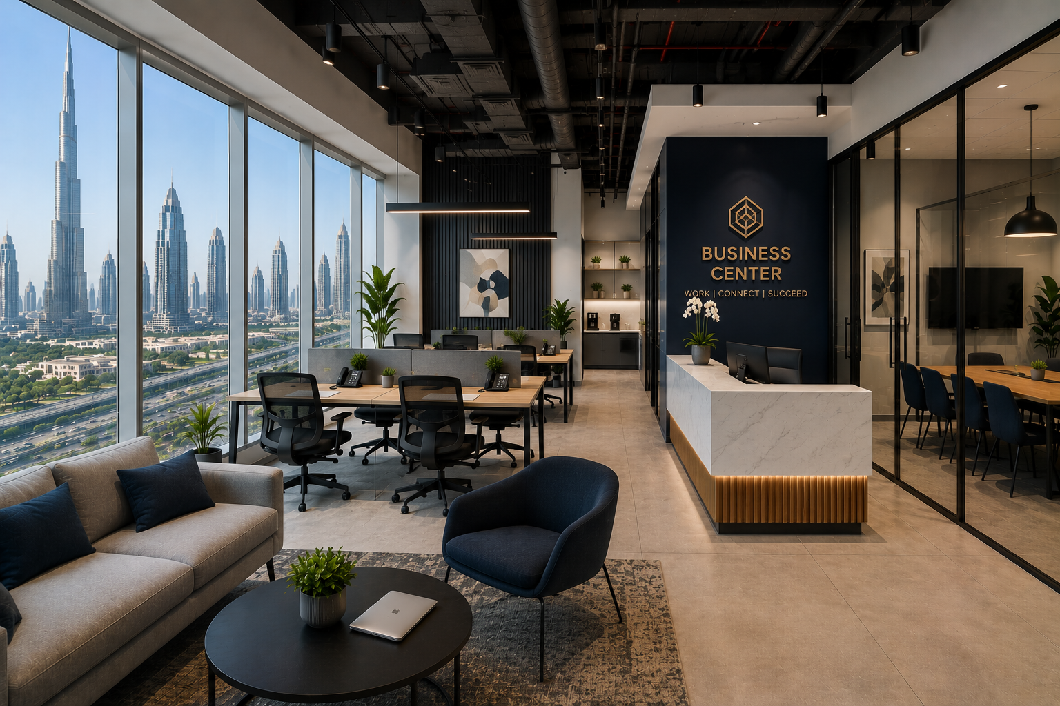 Modern office space in Dubai