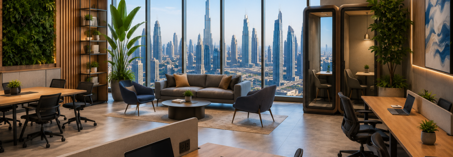 serviced coworking offices in Dubai