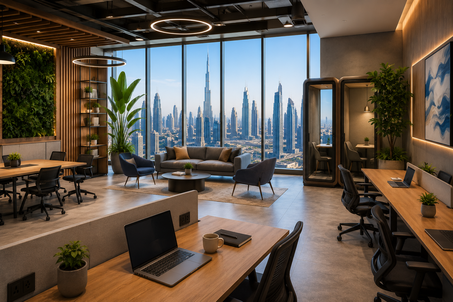 serviced coworking offices in Dubai